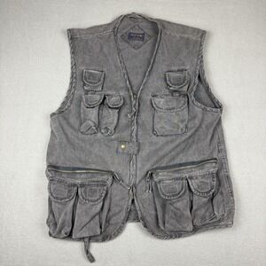 Men's Gray Utility Vest